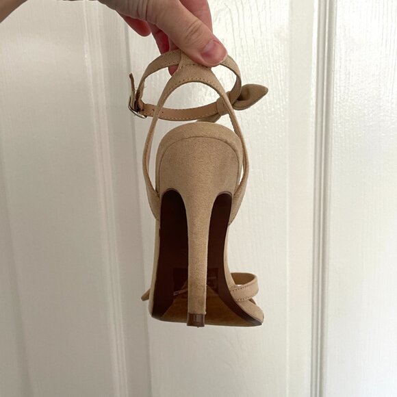 Who What Wear Suede Strappy Heels - Picture 5 of 9